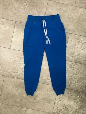 Figs Royal Blue Zamora Joggers Size XS P EUC